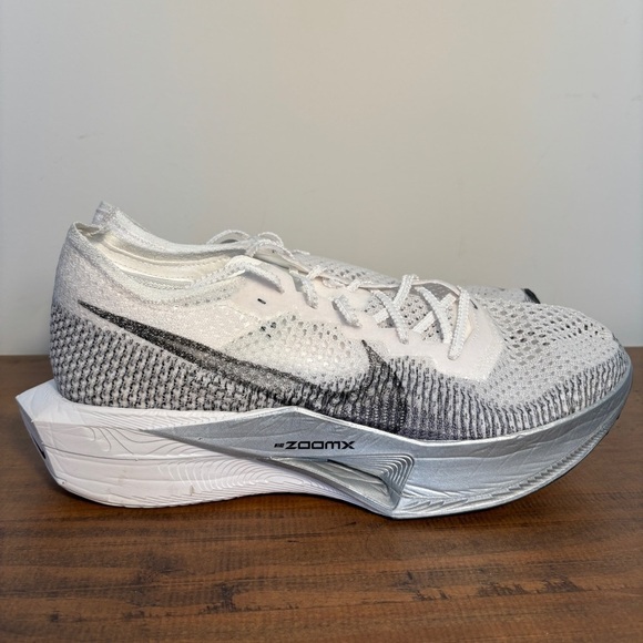 Nike ZoomX VaporFly Next 3 Shoes White Particle Grey Sz 12.5 Sneakers DV4129-100 - Picture 1 of 7